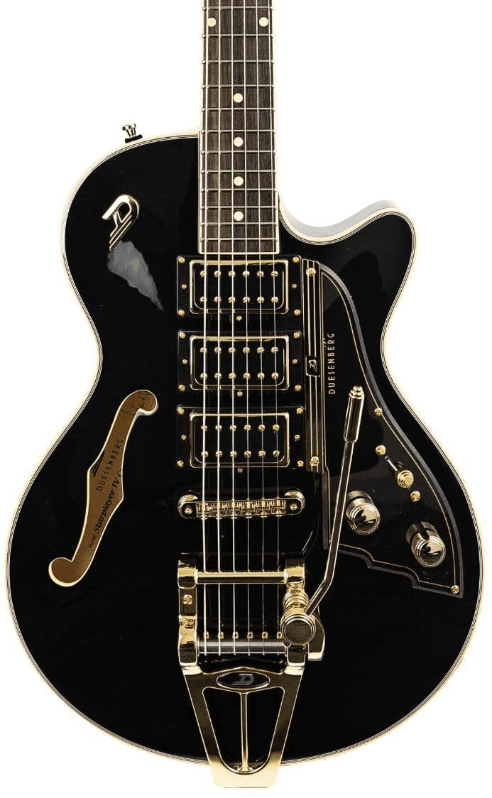 【セミアコ】Duesenberg Starplayer TV“Custom” Duesenberg Starplayer TV Custom Black – Thomann België