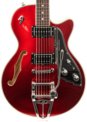 Duesenberg Starplayer TV Duo Tone Catalina Red and White  (Tiny Mark)