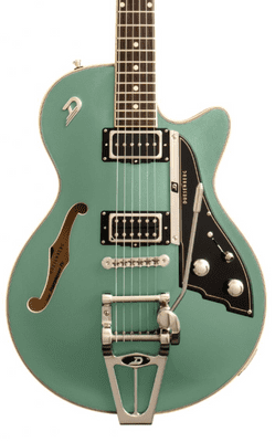 Duesenberg Starplayer TV Duo-Tone Harbor Green & White DTV-DT-CHG