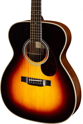 Eastman E20OM TC Thermo-Cure Top Sunburst Guitar with Case