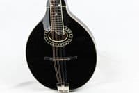 Eastman MD404-BK Mandolin, Black, With Case