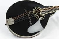 Eastman MD404-BK Mandolin, Black, With Case