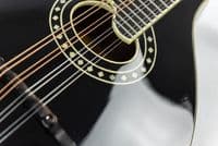 Eastman MD404-BK Mandolin, Black, With Case