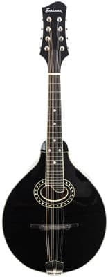 Eastman MD404-BK Mandolin, Black, With Case