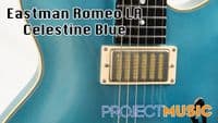 Eastman Romeo LA Celestine Blue, with Case