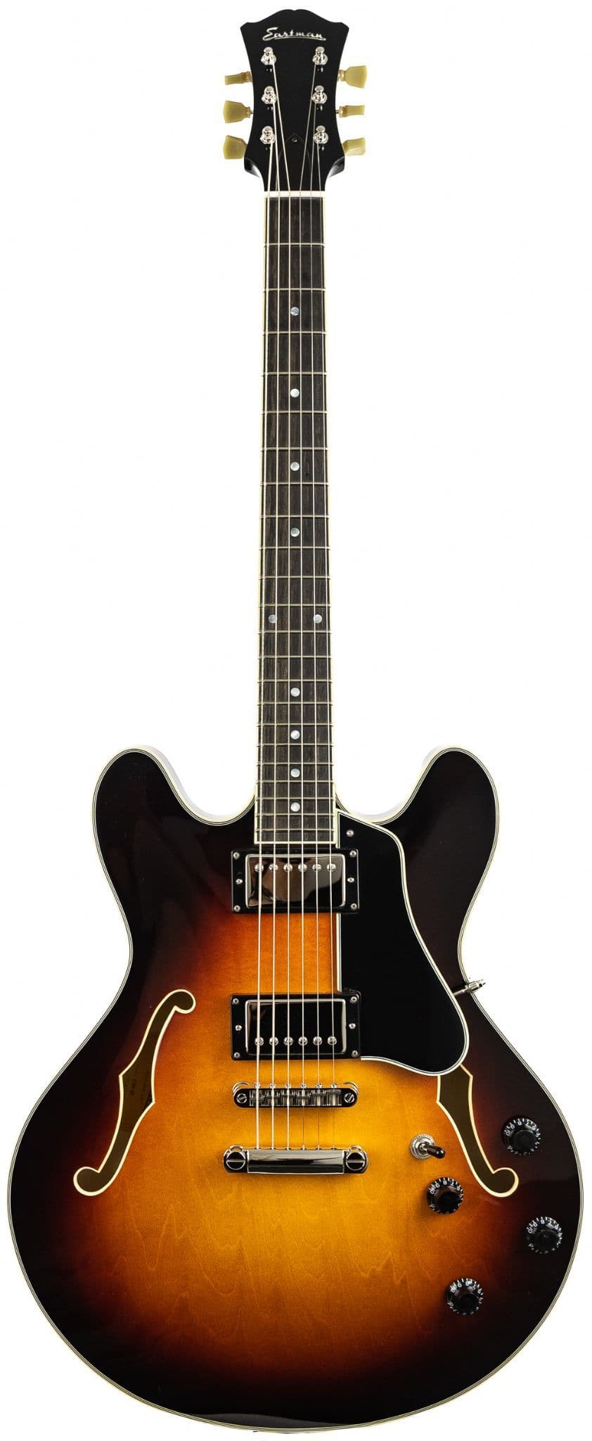 Eastman T386 Sunburst guitar with Case