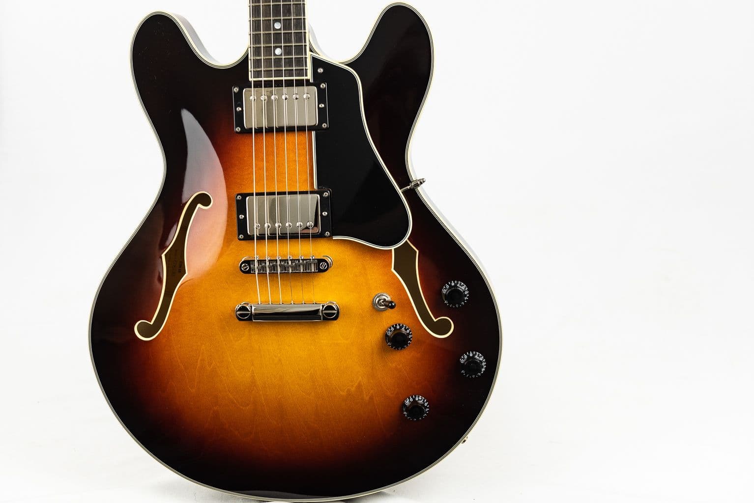 Eastman T386 Sunburst guitar with Case