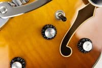 Eastman T486B Goldburst Guitar with Bigsby and Case