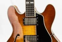 Eastman T486B Goldburst Guitar with Bigsby and Case