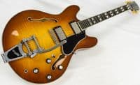 Eastman T486B Goldburst Guitar with Bigsby and Case