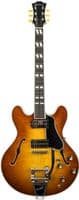 Eastman T486B Goldburst Guitar with Bigsby and Case