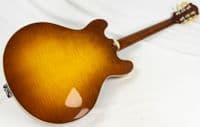 Eastman T486B Goldburst Guitar with Bigsby and Case