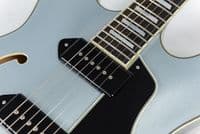 Eastman T64-T Iced Blue Metallic Guitar, with Gigbag