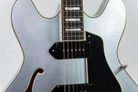 Eastman T64-T Iced Blue Metallic Guitar, with Gigbag