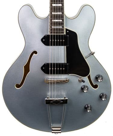 Eastman T64-T Iced Blue Metallic Guitar, with Gigbag