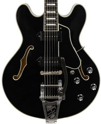 Eastman T64/TV Limited Edition Black with Bigsby and Case
