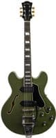 Eastman T64/TV Limited Edition Olive Drab with Bigsby and Case