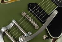 Eastman T64/TV Limited Edition Olive Drab with Bigsby and Case