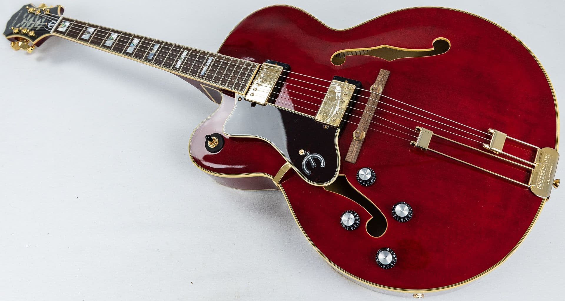 Epiphone Broadway Wine Red Lefthanded with Gigbag