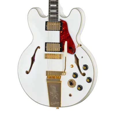 Epiphone IGC Alex Lifeson 1976 ES-355 Reissue, Alpine White