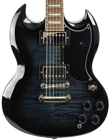 Epiphone SG Tribute Plus Trans Ebony