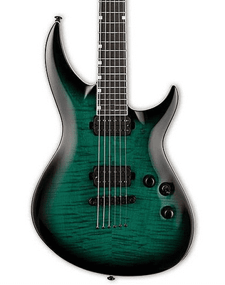 ESP LTD H3-1000 FM Black Turqoise Burst (Small Mark)