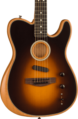 Fender Acoustasonic Player Telecaster Shadow Burst, Inc Gigbag