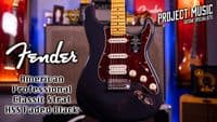 Fender American Pro Classic Stratocaster HSS Faded Black, Inc Gigbag