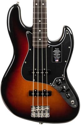 Fender American Professional Classic Jazz Bass in Sunburst