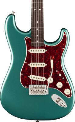 Fender American Professional Classic Strat, Faded Sherwood Green Metallic