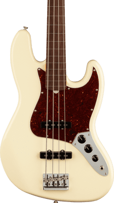 Fender American Professional II Jazz Bass Fretless, Rosewood Fingerboard, Olympic White