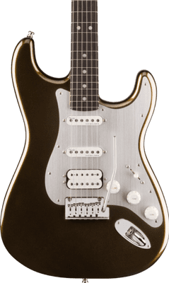 Fender American Ultra II Stratocaster® HSS, Ebony Fingerboard, Texas Tea
