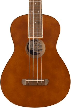 Fender Avalon Tenor Ukulele, Walnut Fingerboard, Natural