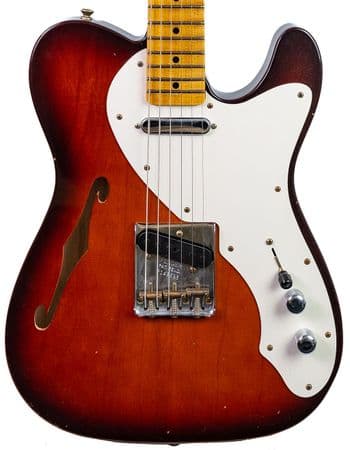 Fender Custom Shop 1950s Tele Thinline Journeyman Relic, Aged Violin Burst