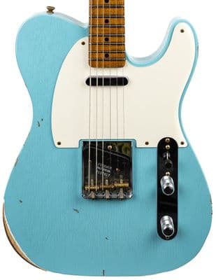Fender Custom Shop 1952 Telecaster Relic Daphne Blue with Roasted Maple Neck