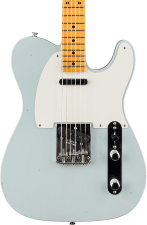 Fender Custom Shop  1955 Telecaster Journeyman Relic with Closet Classic Hardware,  Aged Sonic Blue