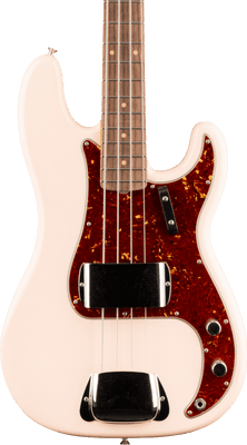 Fender Custom Shop 1960 Precision Bass DLX Closet Classic, 3A Rosewood, Faded Aged Shell Pink