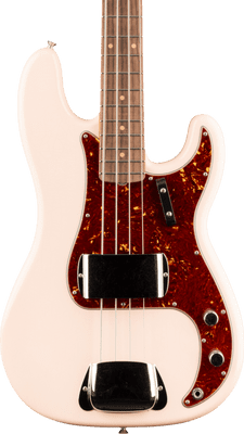 Fender Custom Shop 1960 Precision Bass DLX Closet Classic, 3A Rosewood Faded Aged Shell Pink