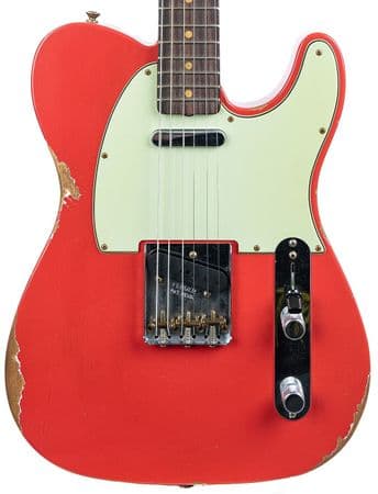 Fender Custom Shop 1963 Telecaster Relic, 3A Rosewood Fingerboard, Fiesta Red