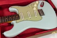 Fender Custom Shop 59 HT Hard Tail Strat, Aged Sonic Blue