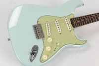 Fender Custom Shop 59 HT Hard Tail Strat, Aged Sonic Blue