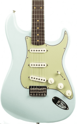 Fender Custom Shop 59 HT Hard Tail Strat, Aged Sonic Blue