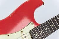 Fender Custom Shop 63 Strat Relic El Diablo Fiesta Red