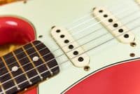 Fender Custom Shop 63 Strat Relic El Diablo Fiesta Red