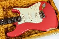 Fender Custom Shop 63 Strat Relic El Diablo Fiesta Red