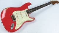Fender Custom Shop 63 Strat Relic El Diablo Fiesta Red