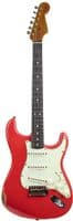 Fender Custom Shop 63 Strat Relic El Diablo Fiesta Red