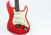 Fender Custom Shop 63 Strat Relic El Diablo Fiesta Red