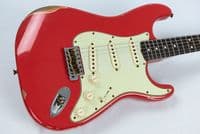 Fender Custom Shop 63 Strat Relic El Diablo Fiesta Red
