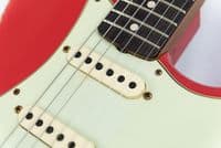 Fender Custom Shop 63 Strat Relic El Diablo Fiesta Red